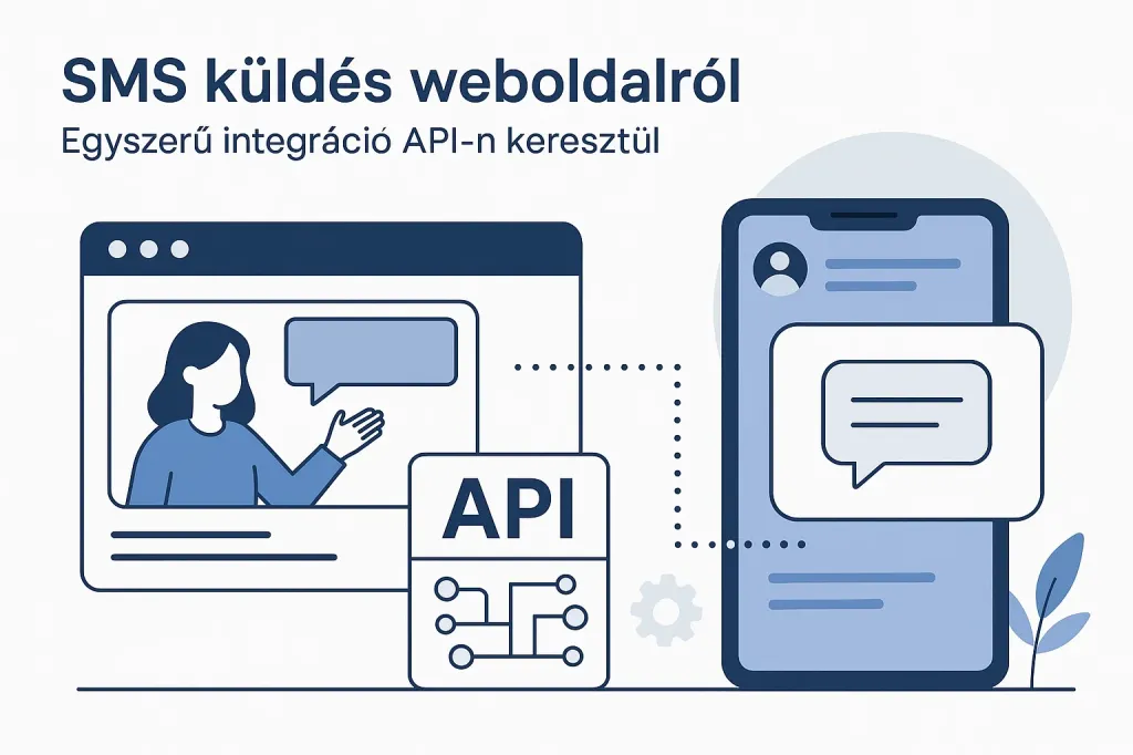 SMS küldés weboldalról – Egyszerű integráció API-n keresztül