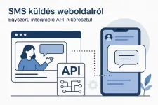 SMS küldés weboldalról – Egyszerű integráció API-n keresztül